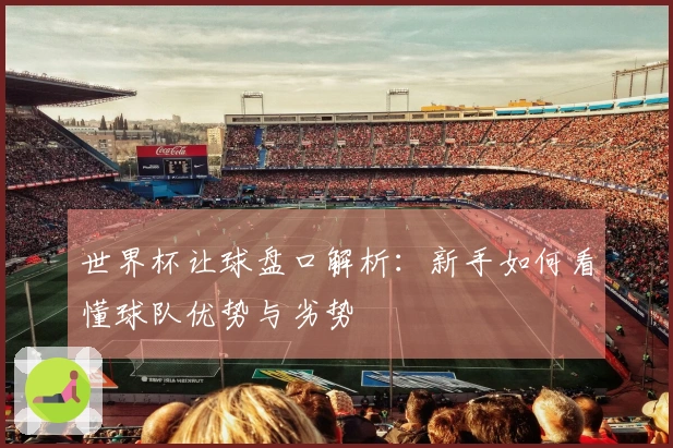 世界杯让球盘口解析：新手如何看懂球队优势与劣势