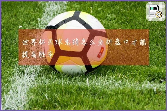 世界杯买球竞猜怎么分析盘口才能提高胜率